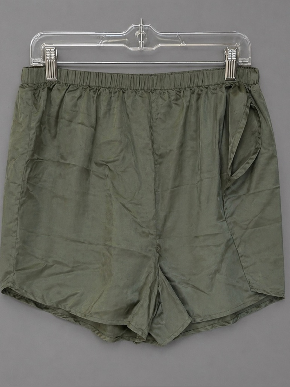 Ettitude green bamboo sleep shorts